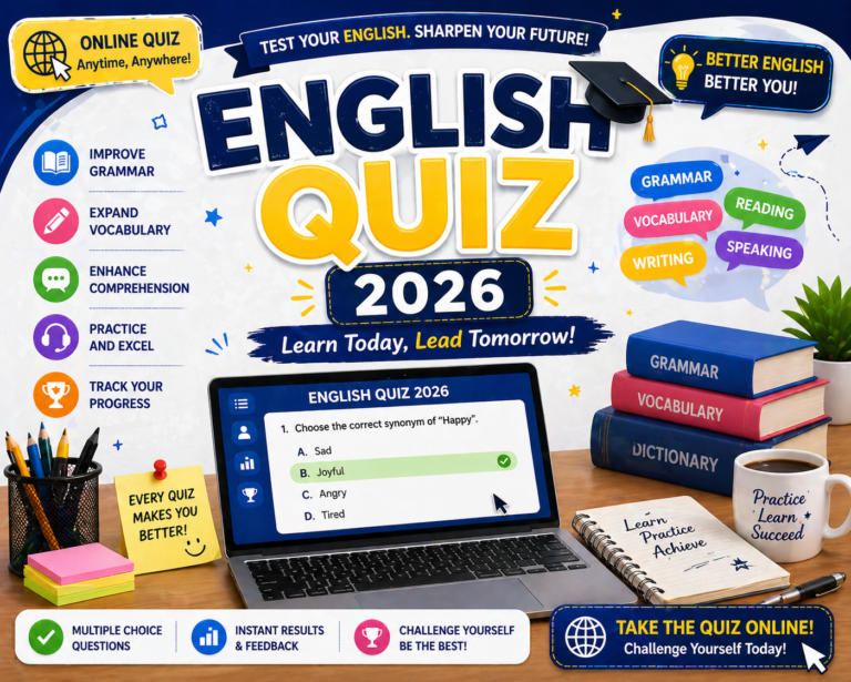 English Language Quiz – 2025 Badge